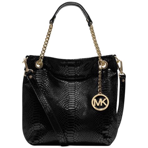 michael kors jet set chain medium leather shoulder tote|Michael Kors packable tote.